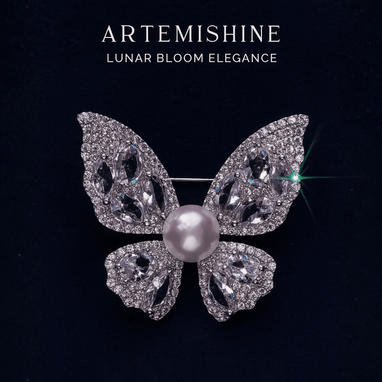 Starlace Papillon Brooch Pin