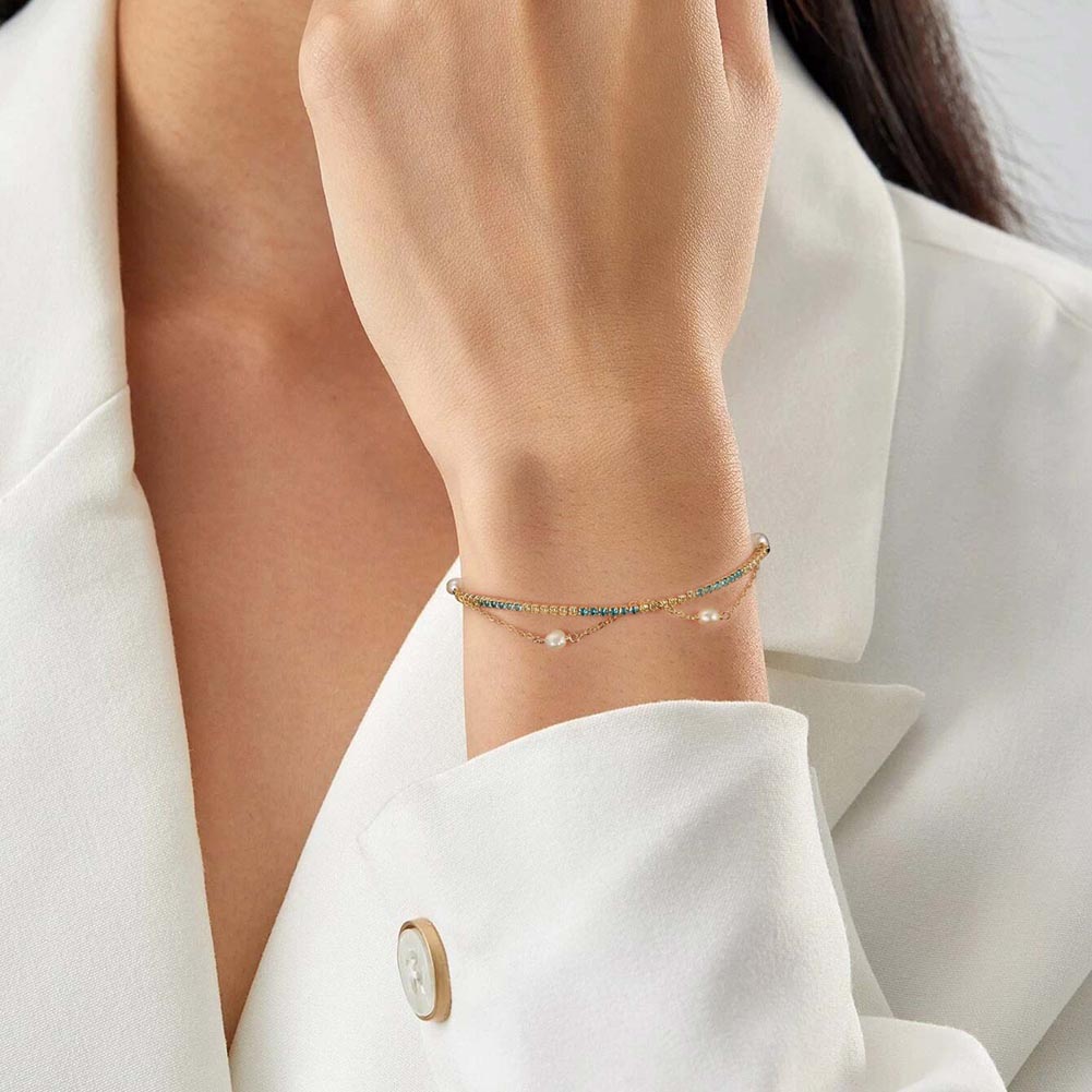 Lunar Goddess Tennis Bracelet
