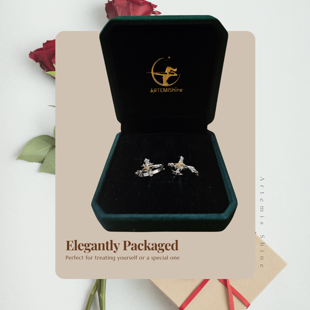 Celestial Cross Cartilage Hoop Earring