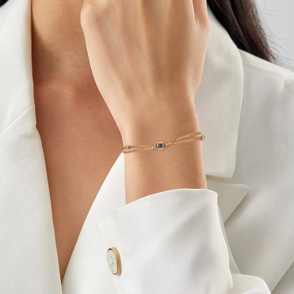 The Evil Eye Gold Bracelet