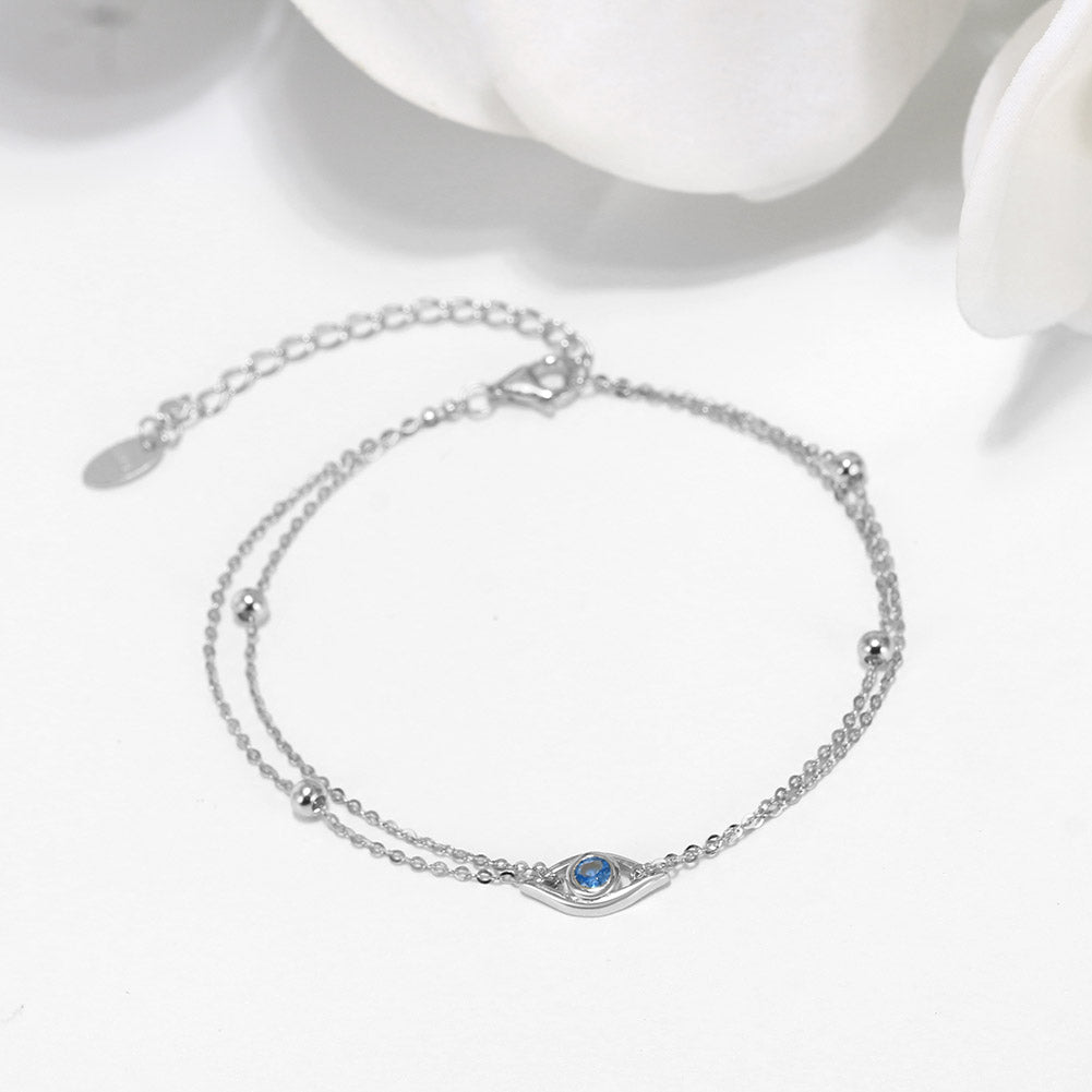 The Evil Eye Silver Bracelet