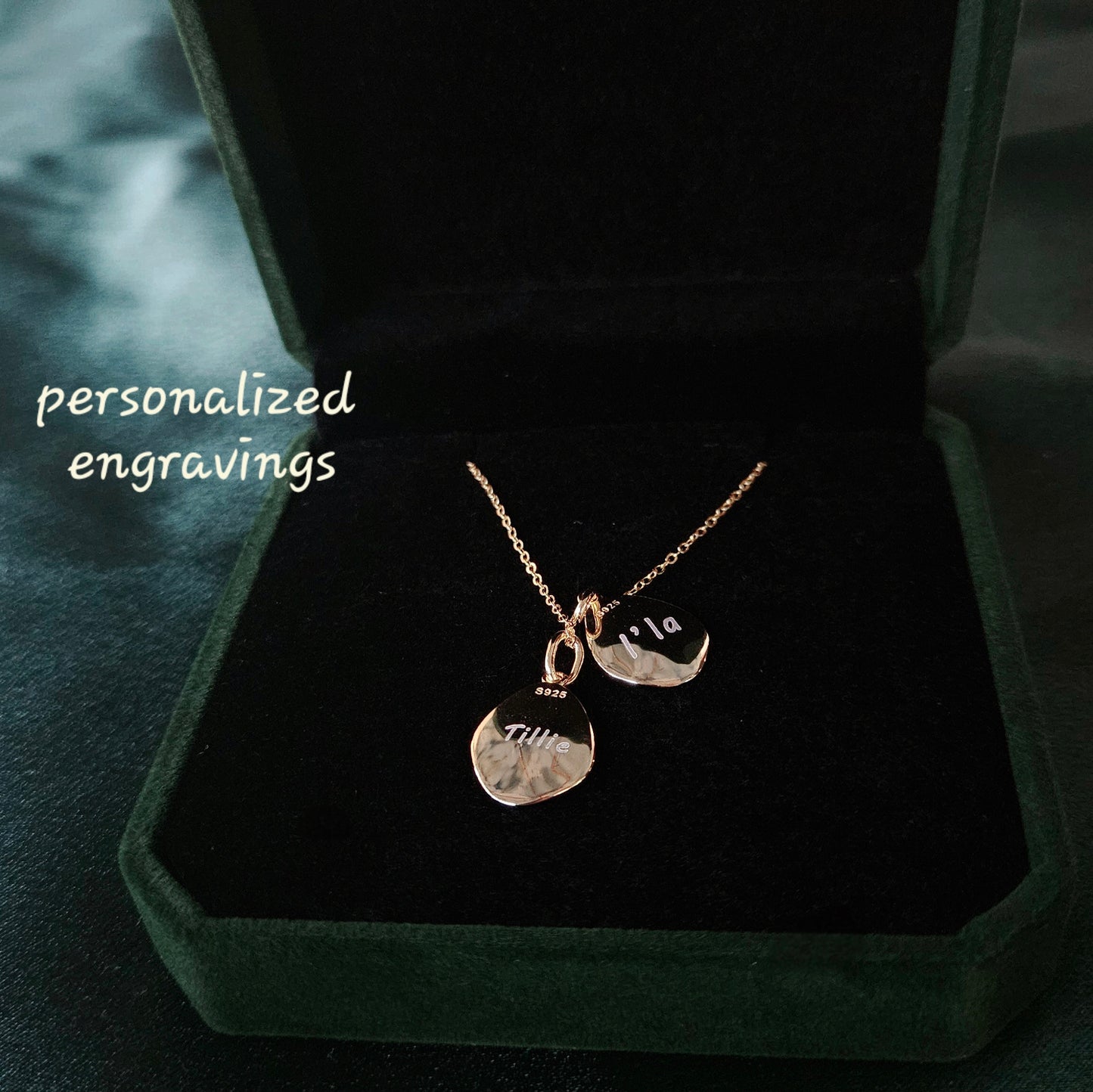 Celestial Birth Flower Necklace (Personalized Engravings Available)