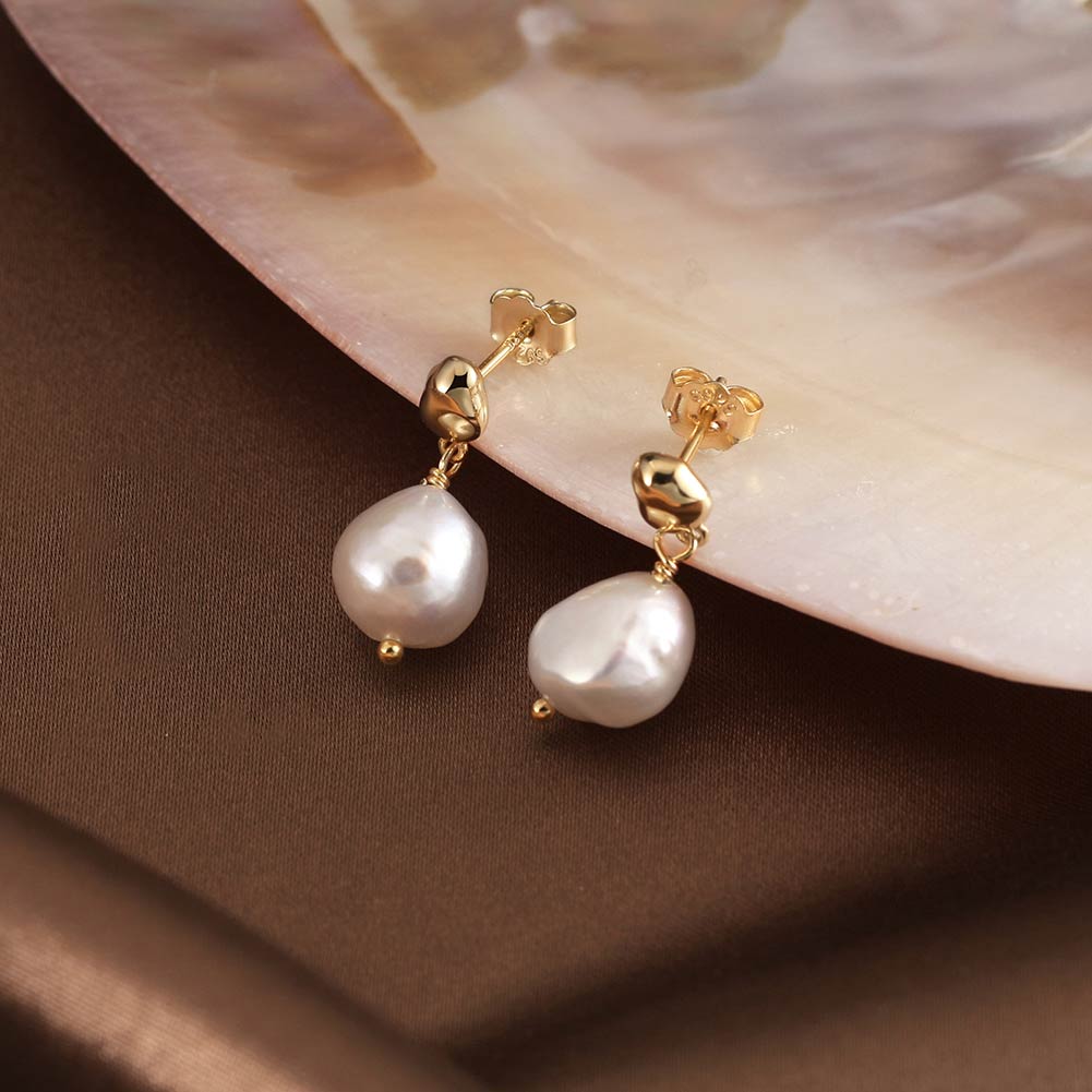 Selenic Pearl Drop Earrings