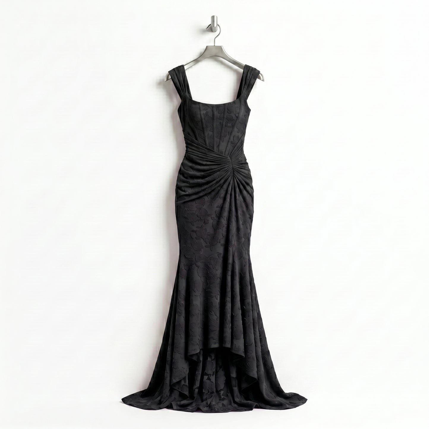 black-damask-mermaid-gown-product-front-calypso-contour