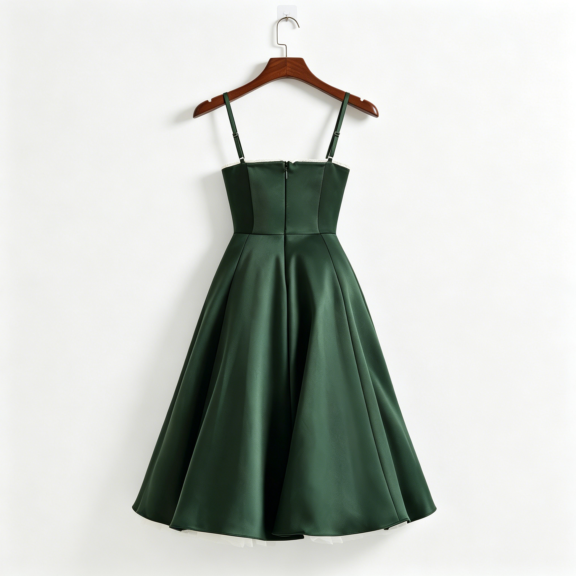 emerald-satin-a-line-midi-dress-product-back-juno-muse