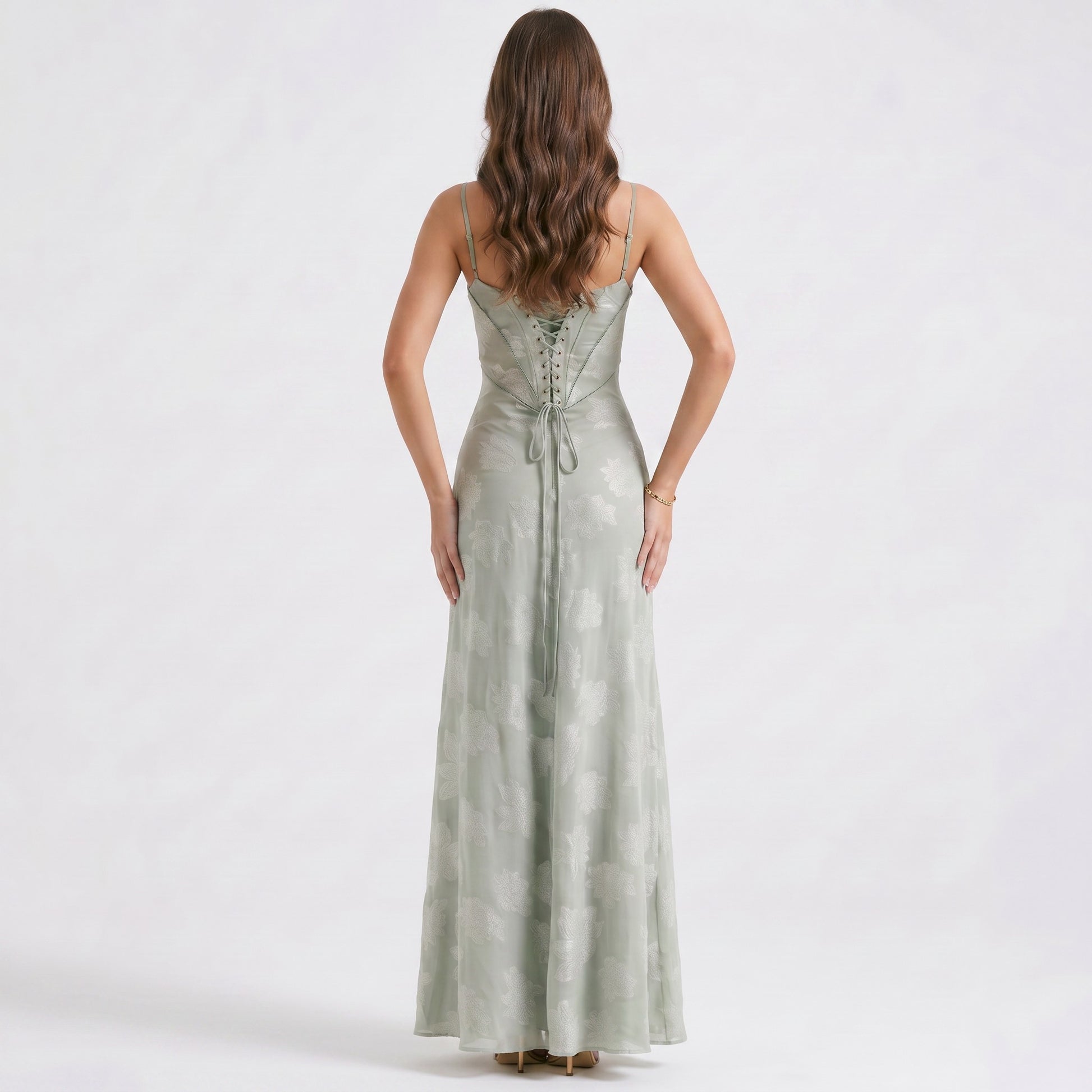 green-satin-slip-maxi-dress-back-model-chloris-whisper
