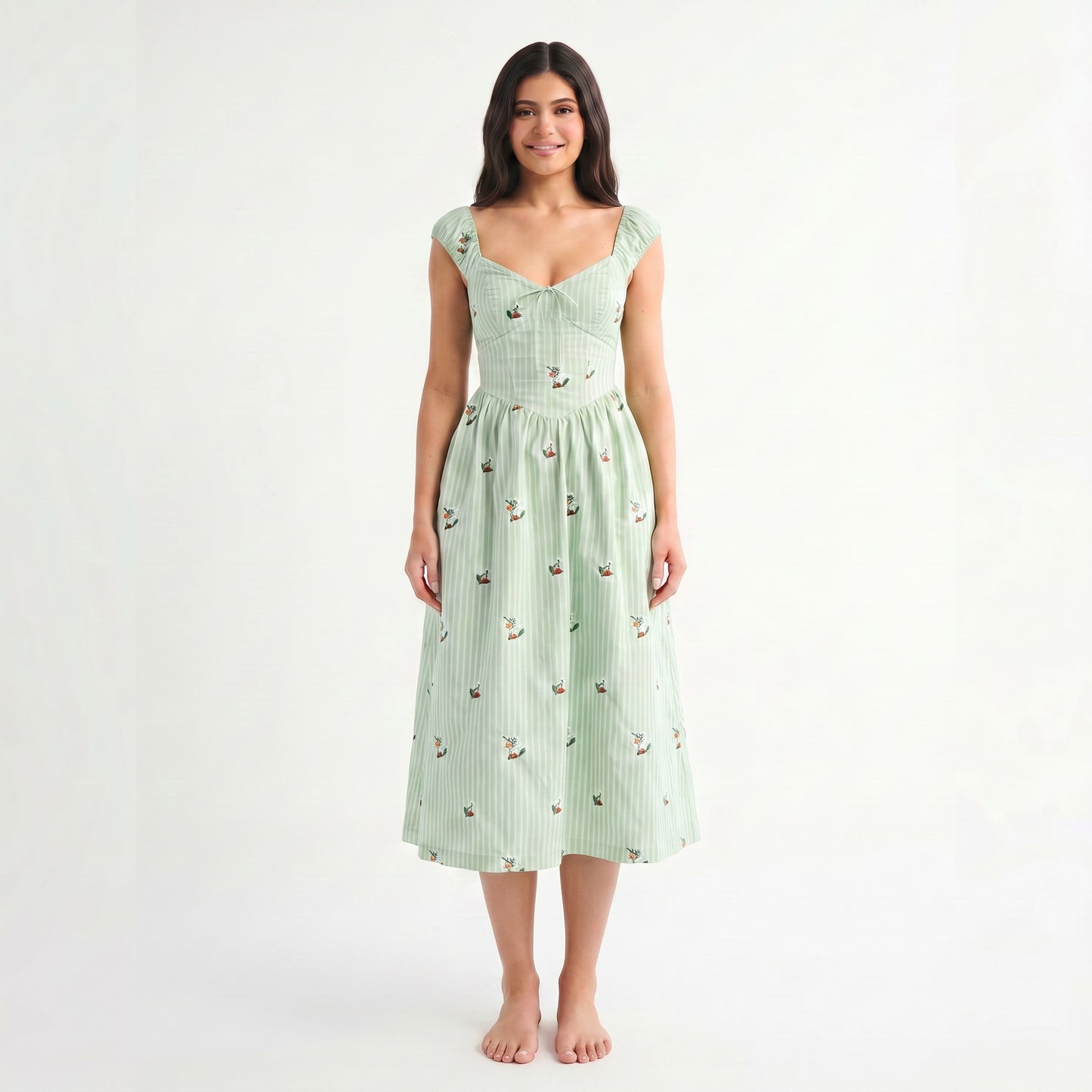 mint-green-polyester-front-model-ianthe-garden