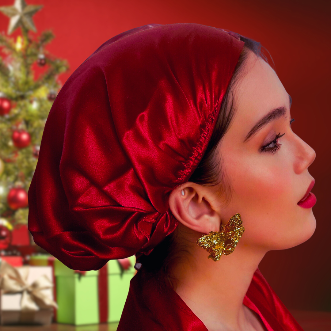 VelvetDreams Pure Mulberry Silk Hair Bonnet