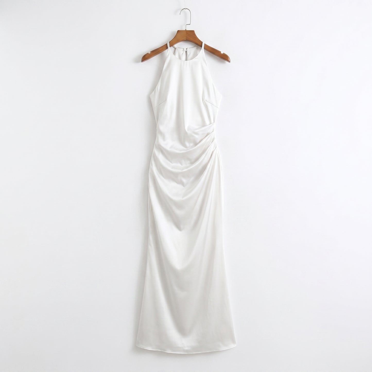 white-satin-halter-dress-product-front-selene-splendor